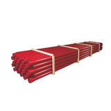 Rura SRS osłonowa sztywna z kielichiem ROS-M (RHDPE) 50/3,5 - czerw.