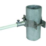 Obejma do rur z gniazdem mocowania, 2 1/4-3" stal nierdzewna NIRO