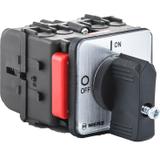 Rozłącznik krzywkowy 0-1 16A 2P tablicowy pokrętło małe czarne bez blokady IP55