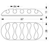 UKSO-Uchwyt kablowy samoprzylepny 37.5 OPATÓWEK