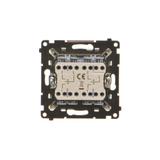 Simon 55 Przycisk zwierny poczwórny 10 AXm szybkozłączka Szampański mat