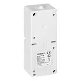 Łącznik pojedynczy + Gniazdo AQUATIC MINI IP54 biało-czarne OR-OE-7307/WB ORNO