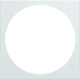 gallery Płytka czołowa do mechanizmów multimedialnych 2M biały