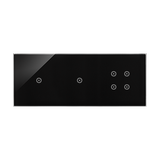 Simon 54 Touch Panel dotykowy S54 Touch 3 moduły 1 pole dotykowe + 1 pole dotykowe + 4 pola dotykowe zastygła lawa DSTR3114/73 KONTAKT