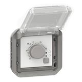 NOWE PLEXO - TERMOSTAT ELEKTRONICZNY POKOJOWY MECHANIZM SZARY