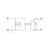 podstawka z przekaźnikiem 24V DC/24V DC 3,5A półprzewodnikowy