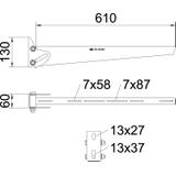 AWV/61, WYSIĘGNIK UNIWERSAL.610MM BEZ GŁ
