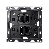 Simon 100 Zestaw 1-krotny: 2 gniazda RJ45 cat 6