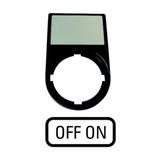 M22S-ST-GB10 Tabliczki opisowe,ramki tabliczek OFF ON 216499 EATON