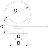 CTC 7,5x280 LGR, Opaska kablowa z uchwytem