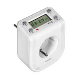 Elektroniczny programator czasowy z górnym wyświetlaczem LCD 230 VAC 3680W Schuko 16 punktów przeł D