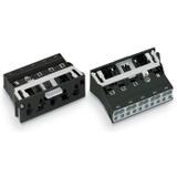 WINSTA wtyk 5-torowy SnapIn czarny ze stykiem PE