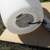 Nowodvorski lampa stojąca zewnętrzna (świecąca donica) Flowerpot S E27 biała 41cm 9711