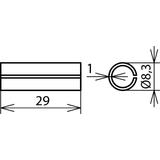 Tuleja bimetaliczna Al na zewn. Cu wewn.