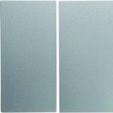 BERKER B.Kwadrat/B.7 Klawisze do łącznika 2-klawiszowych aluminium mat lakierowana 16231404 HAGER