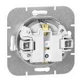 Gniazdo pojedyncze podtynkowe 2P+Z Schuko Pearl, 16A, 250V, PT-17P, biały