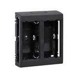 Simon Connect Obudowa natynkowa 2-modułowa 4x K45 szary grafit