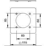2393/UP, POKRYWA TYNKARSKA DO PUSZKI P/T