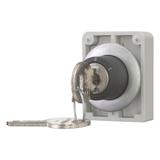 M30C-FWRS-RS Przełącznik kluczykowy 30mm 2 położeniowy bez samopowrotu zamek Ronis 187062 EATON