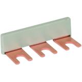 Szyna grzebieniowa 1-fazowa 3-biegunowa, Cu 16 mm2, 3 moduły TE