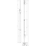 Przewód DEHNcon-H HVI light I, dł. 6 m z rurą wsporczą i iglicą, GFK/Al/V2A