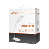 AMET LED DIM lampka biurkowa 6W 3000K funkcja ściemniania biała DL-8/W ORNO