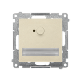 Simon 55 Oprawa oświetleniowa LED 230V z czujnikiem ruchu (1,2 W) Barwa neutralna 4200K Szampański m