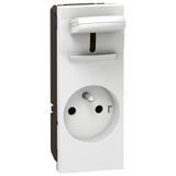 Mosaic Gn 2P+Z Z Łatwym Odłączeniem Wtyczki 5 Moduły Białe 16A-250V 077131 LEGRAND
