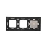 Simon 54 Touch Panel dotykowy S54 Touch 3 moduły 1 pole dotykowe + 2 otwory na osprzęty S54 burzowa chmura DSTR3100/72 KONTAKT