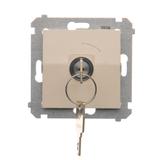 SIMON 54 WMDL-0K01Px-041 Łącznik na kluczyk chwilowy – przycisk (moduł) 2 pozycyjny „0-I” styk N/O,