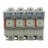 4 Pole 14x51 MFH Neon Indicator Podstawa wkładki cylindrycznej 14x51 4P 50A 690VAC wskaźnik CH144DIU