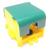 LZ1*70/16P , Odgałęźnik instalacyjny 1-segmentowy (zacisk: 1x70mm2 - 4x16mm2)/ z pokrywą, żółto-zie SIMET