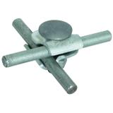 Zacisk uniwersalny mmV do drutu 6-8 mm, St/tZn