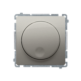 Simon Basic Ściemniacz naciskowo-obrotowy 20–500 W 230V satynowy