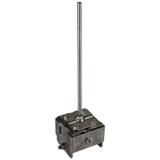 Kaptur z iglicą fi 10 mm dł. 300 mm, stal nierdzewna NIRO