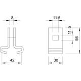 TGK 30/42, UCHWYT BELKOWY TGK 30/42