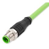 przewód ETHERNET wtyczka prosta M12/wolny koniec 5m WAGO