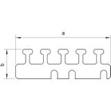 LKM/Z, UCHWYTY KABL.DO KOR.LKM 100MM