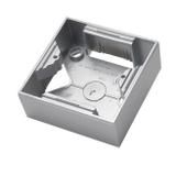 AS Puszka instalacyjna pojedyncza - kolor srebro