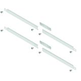 CP-BH 4 Osłonki poziome dzielone, górne i dolne, do obudów HXS, szerokość 4 (1000) (1kpl.)