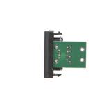Simon Connect Płytka K45/2 złącza USB typ A żeńskie 225x45mm + gniazdo zaciski śrubowe szary grafit K128B/14 KONTAKT