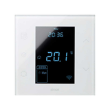 Simon 100 Termostat iO z czujnikiem zewnętrzym (sondą) 10A 127-230V z. śrub. !Wersja kompletna - mon