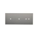 Simon 54 Touch Panel dotykowy S54 Touch 3 moduły 1 pole dotykowe + 1 pole dotykowe + 2 pola dotykowe poziome srebrna mgła DSTR3112/71 KONTAKT