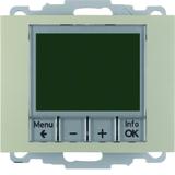 BERKER K.5 Regulator temperatury ze sterowaniem czasowym z stykiem zwiernym i elementem centralnym s