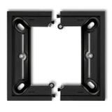 DECO / MINI Puszka natynkowa pojedyncza, składana DECO, MINI czarny mat 12DPU-1 KARLIK