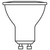 Lampa LED VALUE PAR16 50 120 54,5W/840 230V GU10 BK