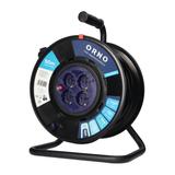 Przedłużacz bębnowy 4 gniazda (schuko) kabel PVC H05VV-F 3x1,5mm2 długość - 50m STAŁE GNIAZ OR-AE-13