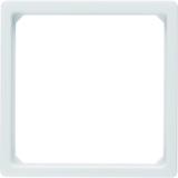BERKER Q.x Pierścień adaptacyjny do płytki czołowej 50x50mm biały aksamit 11096079 HAGER