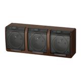 GNT HERMES 3x2P+Z IP44 brąz-dymne