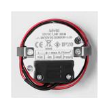 DRACO LED NEW 1,5W, oprawa schodowa podtynkowa, 12VDC, 30lm, 3000K, biała, czujnik ruchu i zmierzchu